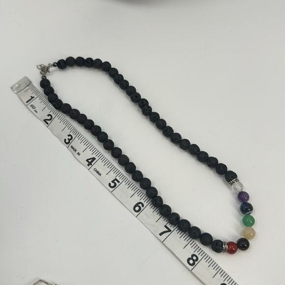 Chakra Lava Yoga necklace - Picture 3 of 3